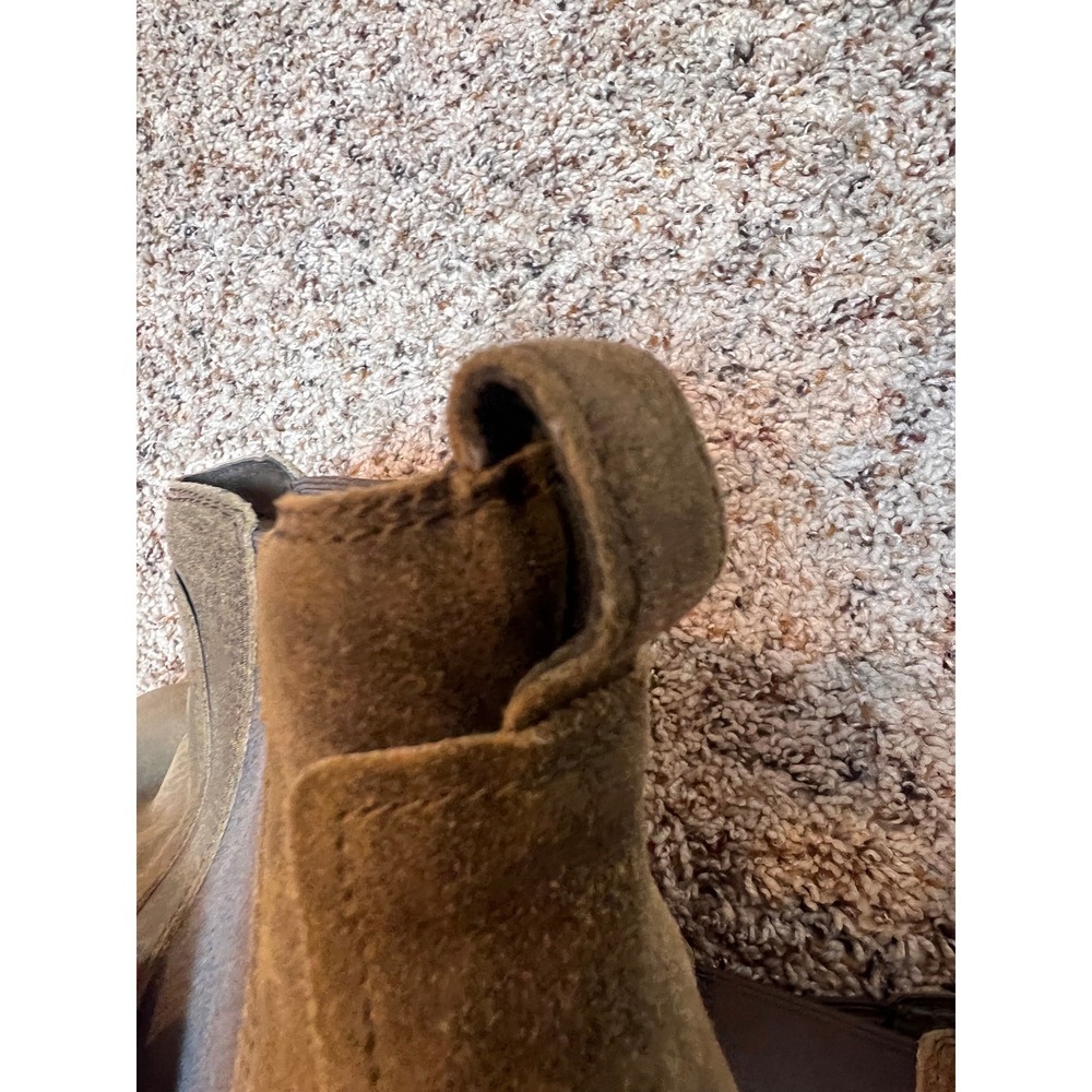 UGG Chelsea Boots Men Brown Suede Gorpcore Rugged Western Boho Cottagecore Fall - Picture 5 of 16